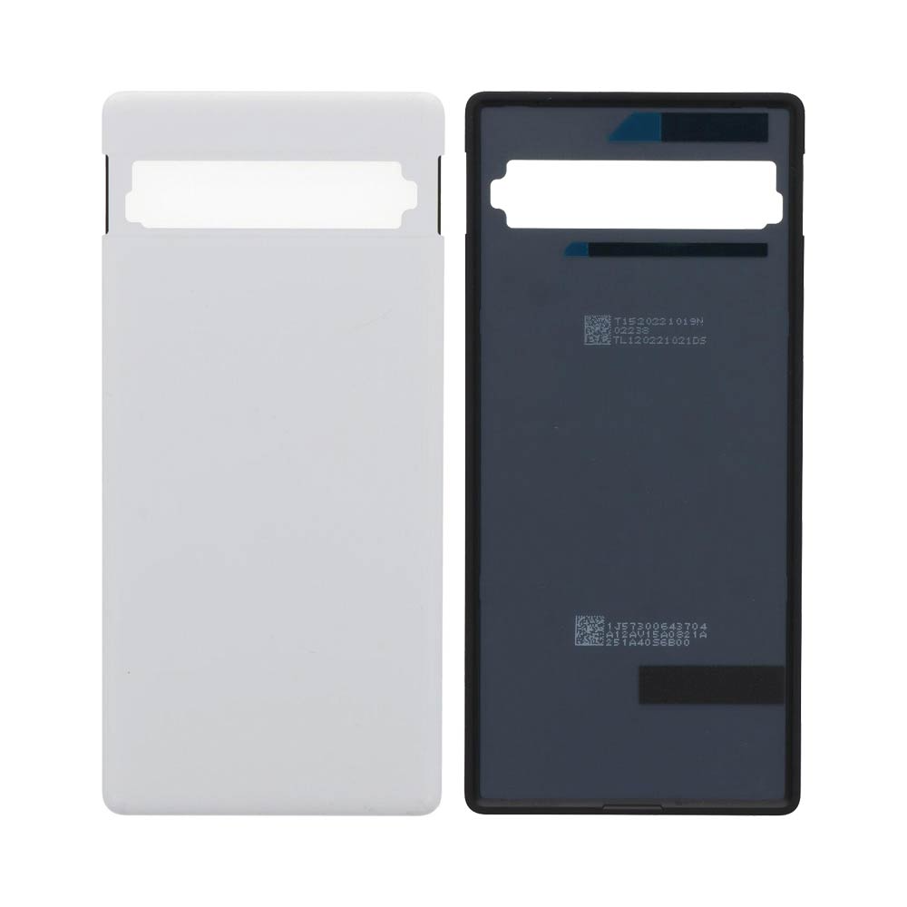 Vitre arrière Pixel 7a – Blanc neige – Compatible Premium