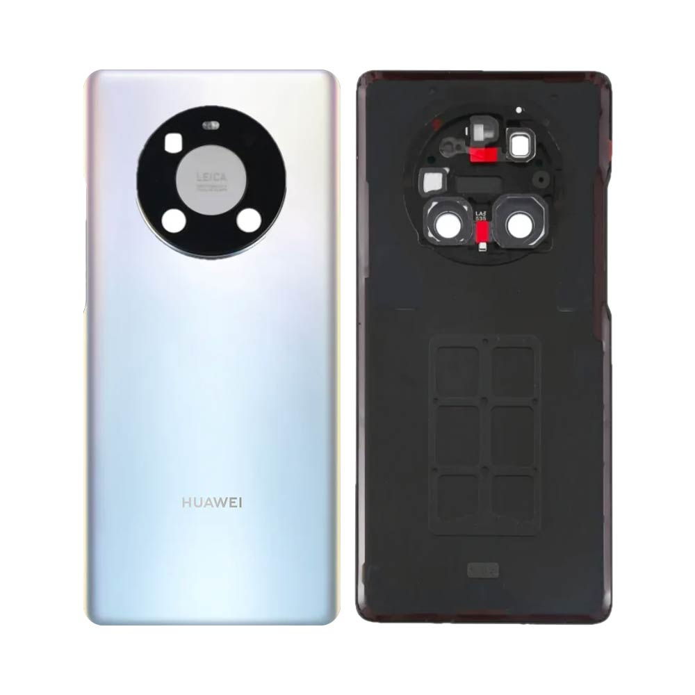 Vitre arrière Huawei Mate 40 Pro – Argent – Compatible Premium