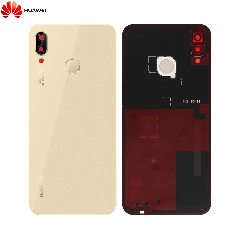 Vitre arrière Huawei P20 Lite – Or – Original