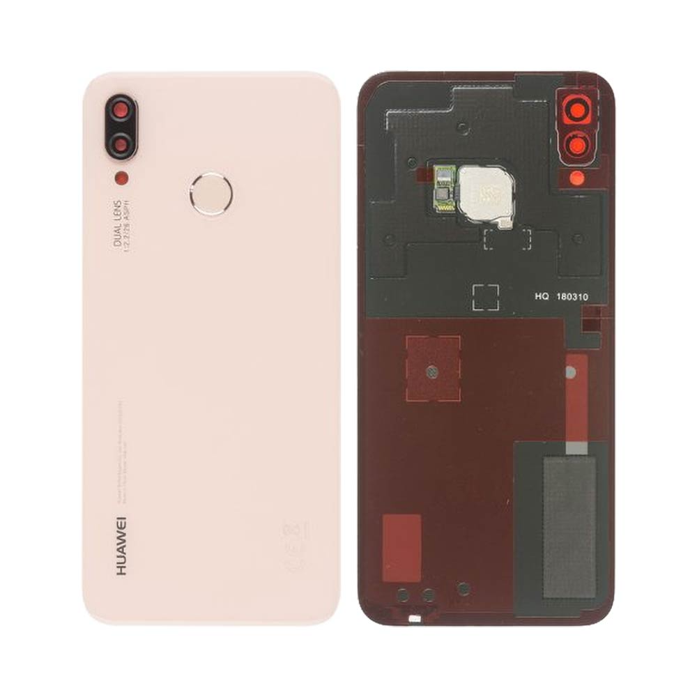 Vitre arrière Huawei P20 Lite – Rose – Compatible Premium