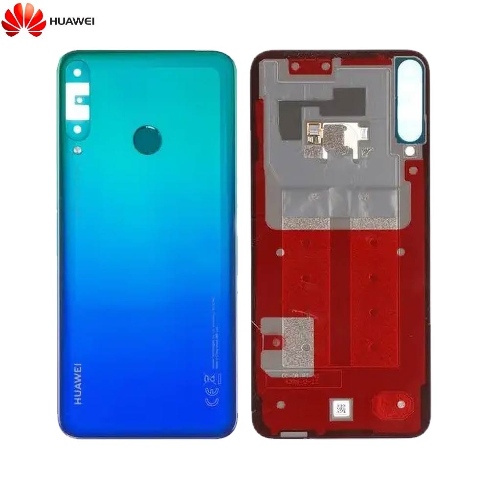 Vitre arrière Huawei P40 Lite E – Bleu aurore – Original