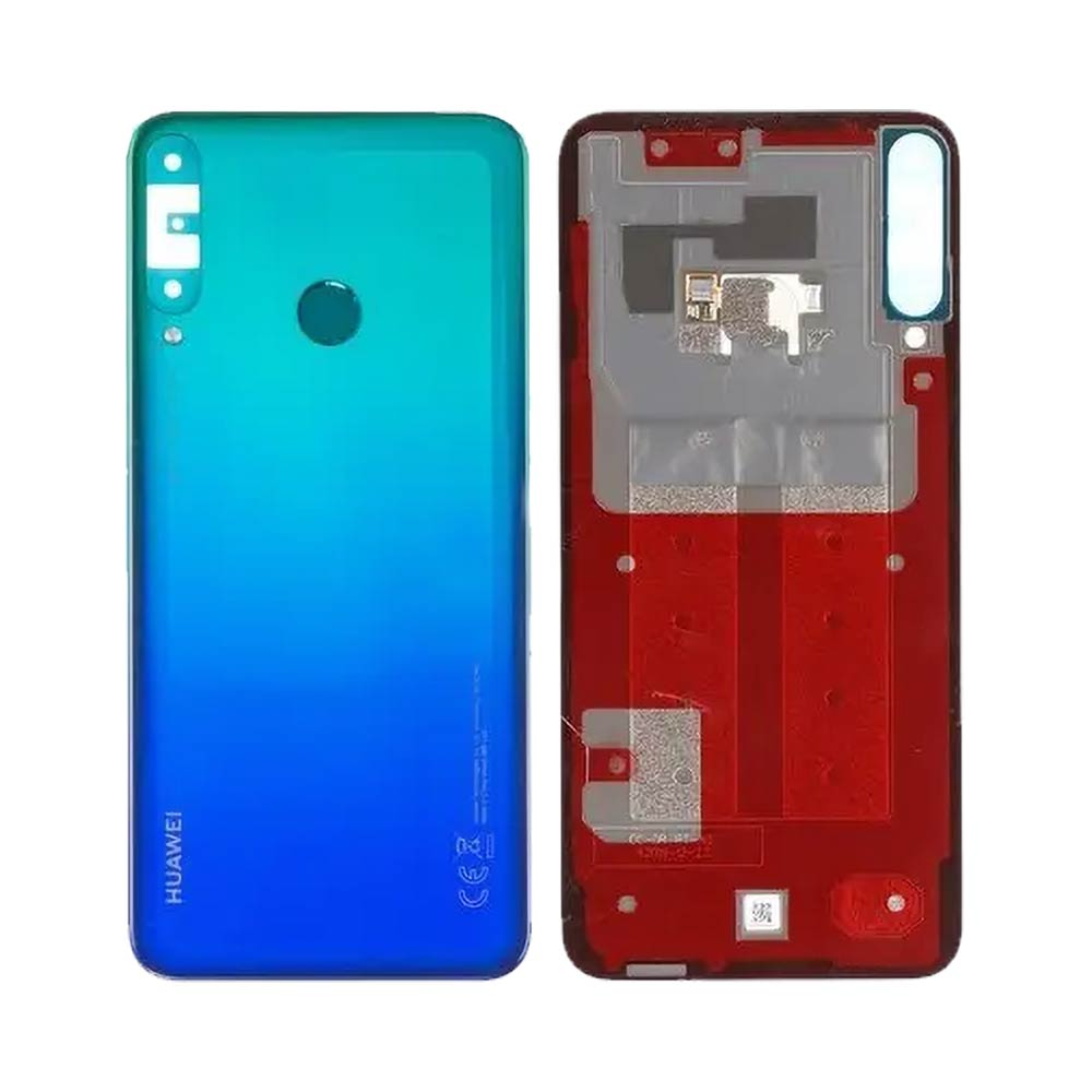 Vitre arrière Huawei P40 Lite E – Bleu aurore – Compatible Premium