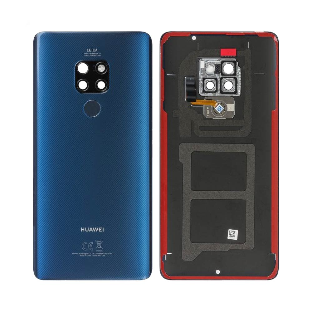 Vitre arrière Huawei Mate 20 – Bleu – Compatible Premium