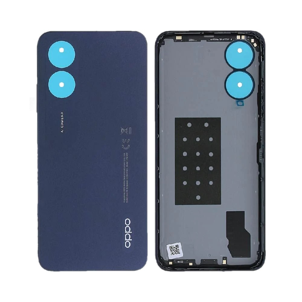 Vitre arrière OPPO A17 (CPH2477) – Noir – Compatible Premium