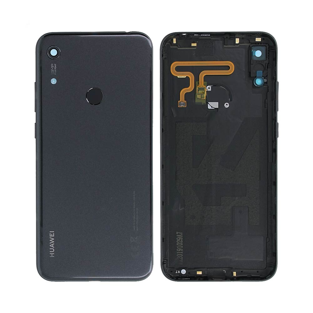 Vitre arrière Huawei Y6S – Noir étoilé – Compatible Premium