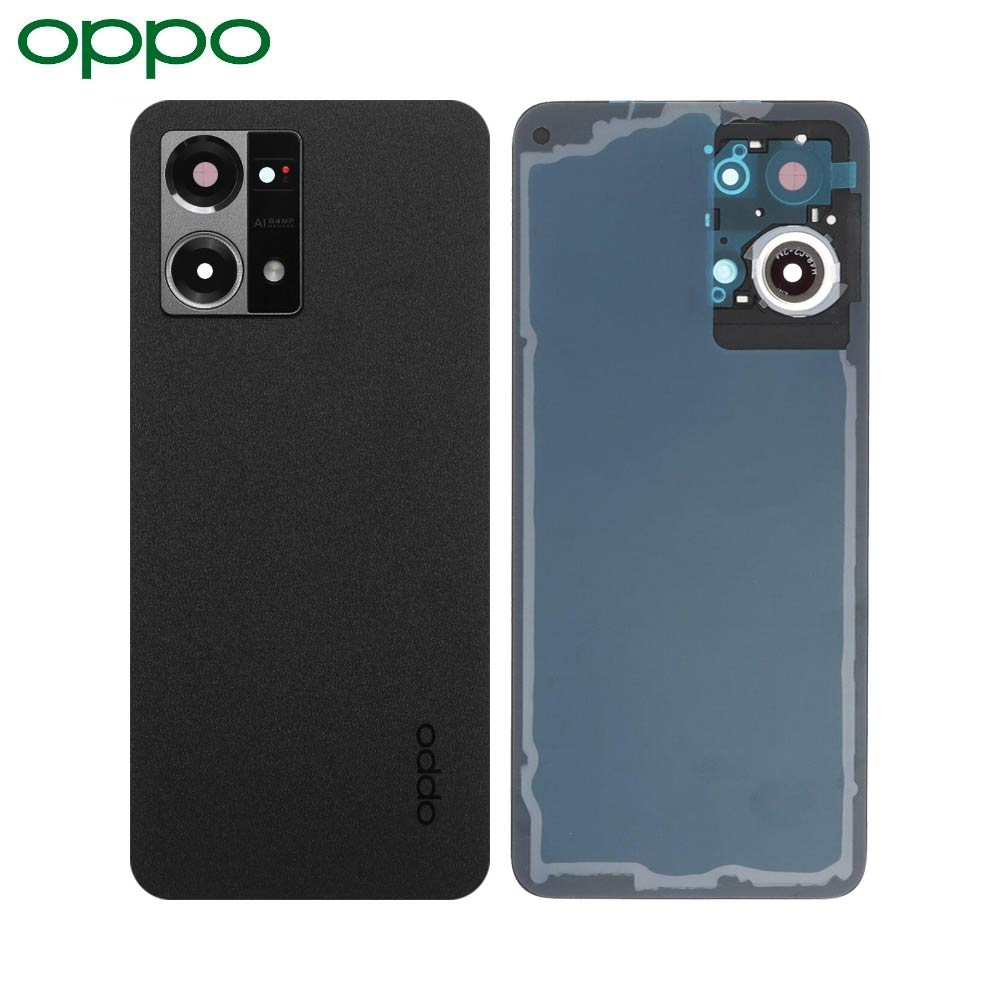 Vitre arrière OPPO Reno7 4G – Noir cosmique – Original
