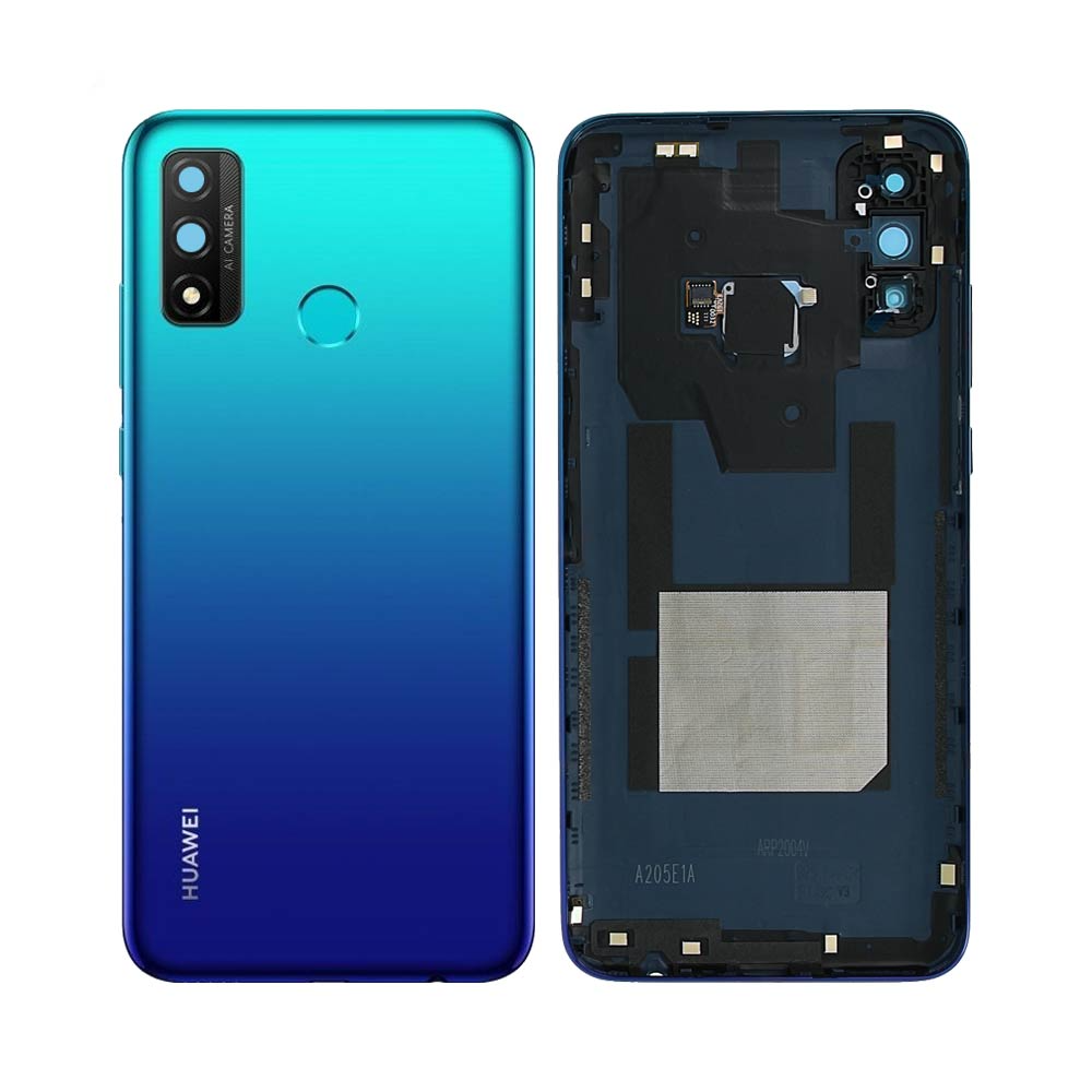 Vitre arrière Huawei P Smart 2020 – Bleu aurore – Compatible Premium