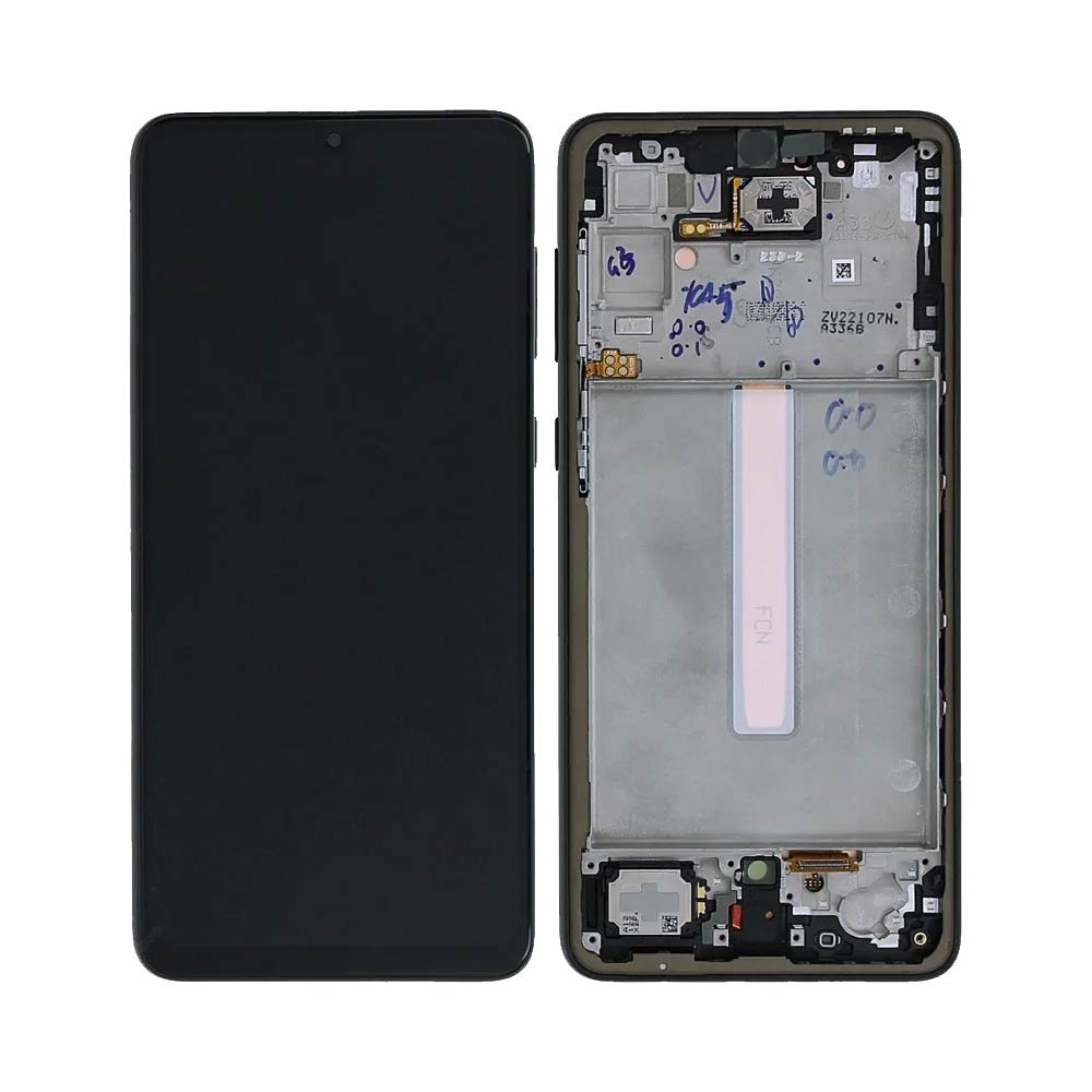 Écran complet avec châssis Galaxy A33 5G – Noir – Compatible OLED