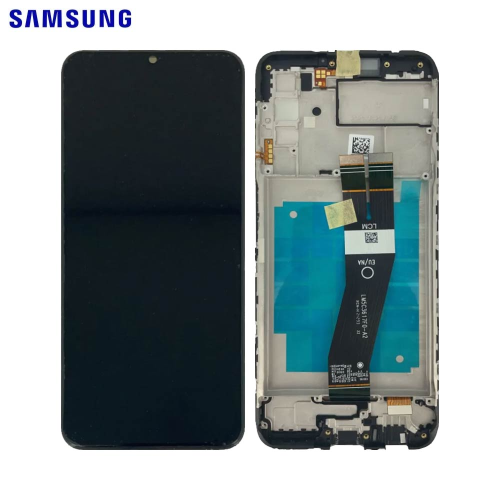 Écran complet Galaxy A03s (Version N) – Noir – Original Samsung (Service Pack)