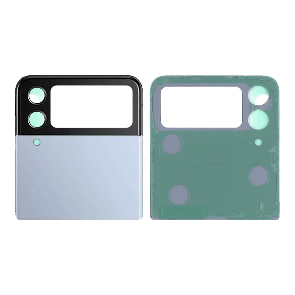 Vitre arrière Galaxy Z Flip 4 5G (Supérieur) – Bleu – Compatible Premium