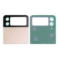 Vitre arrière Galaxy Z Flip 4 5G (Supérieur) – Rose or – Compatible Premium