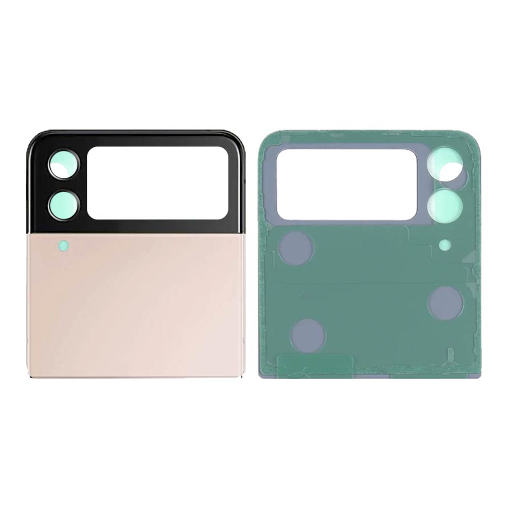 Vitre arrière Galaxy Z Flip 4 5G (Supérieur) – Rose or – Compatible Premium