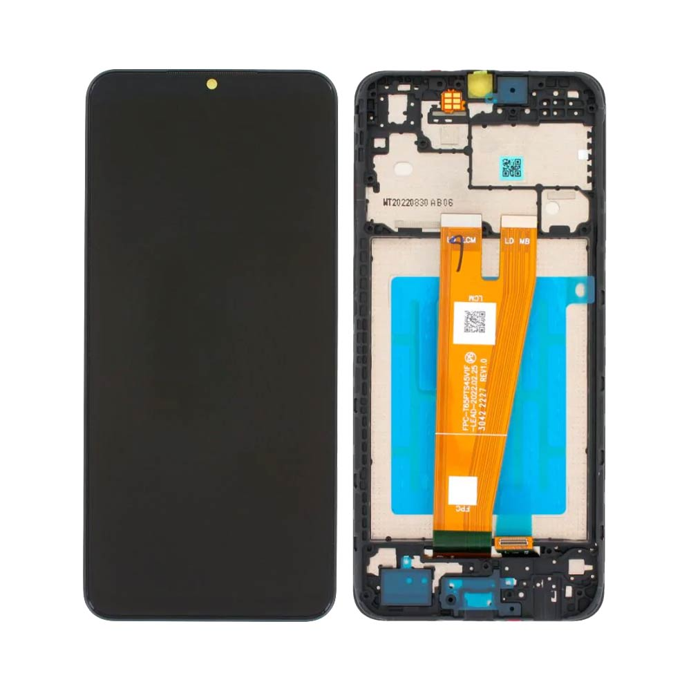 Écran complet avec châssis Galaxy A04 – Noir – Qualité d'origine
