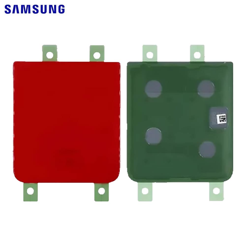Vitre arrière Galaxy Z Flip 4 5G Inférieur – Rouge – Original Samsung (Service Pack)