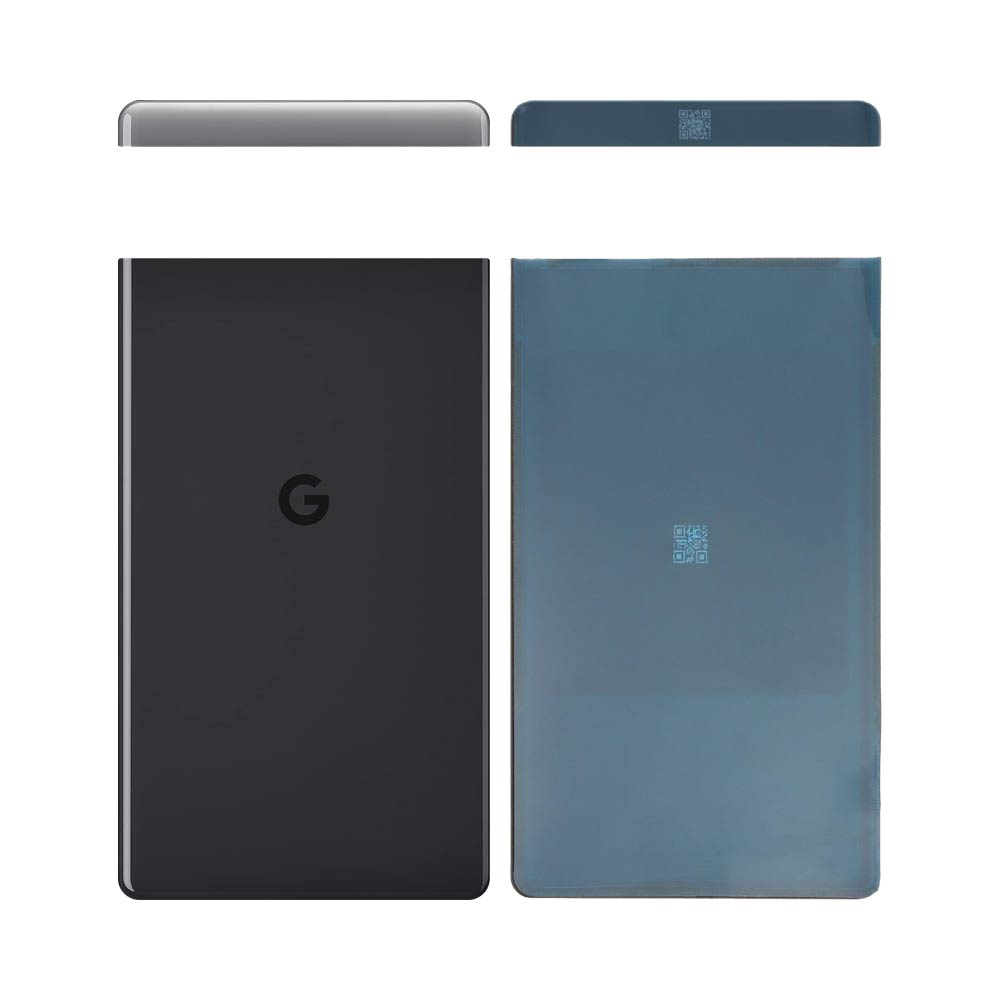 Vitre arrière Pixel 6 – Noir carbone – Compatible Premium