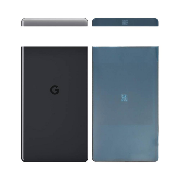 Vitre arrière Pixel 6 – Noir carbone – Compatible Premium