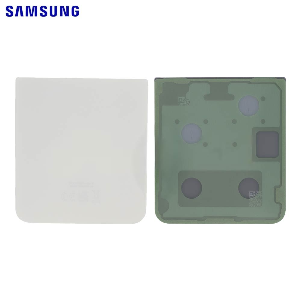 Vitre arrière Galaxy Z Flip 5 5G Inférieur – Crème – Original Samsung (Service Pack)