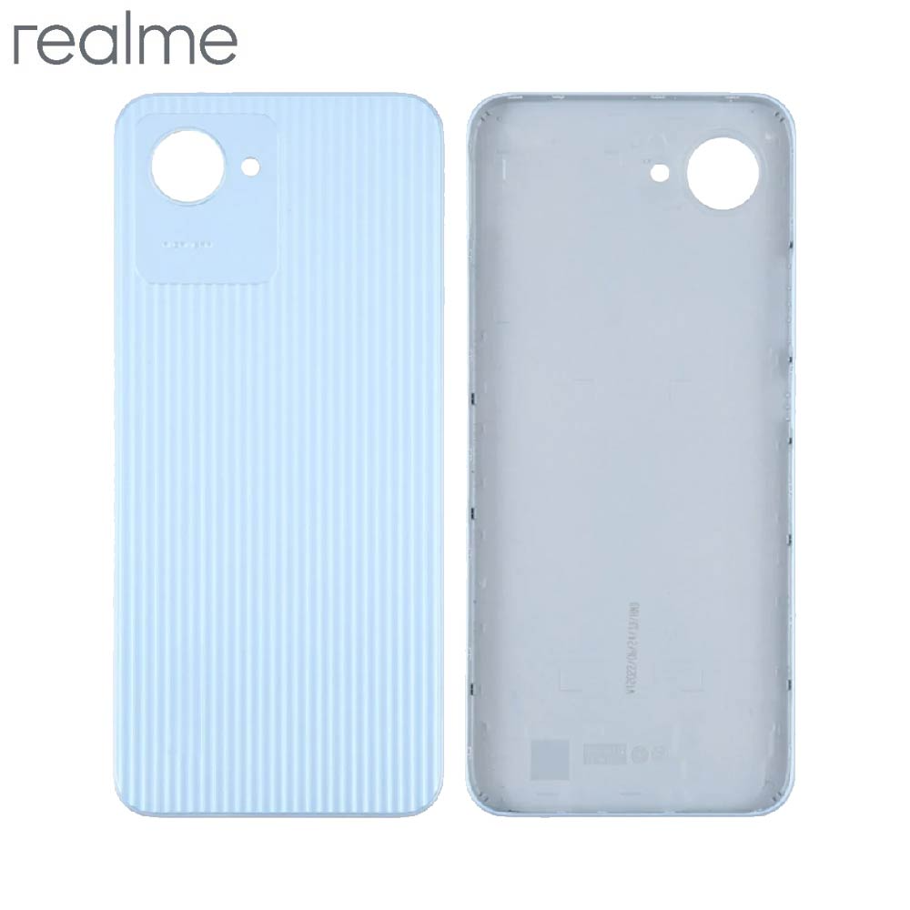 Vitre arrière Realme C30 – Bleu lagon – Original