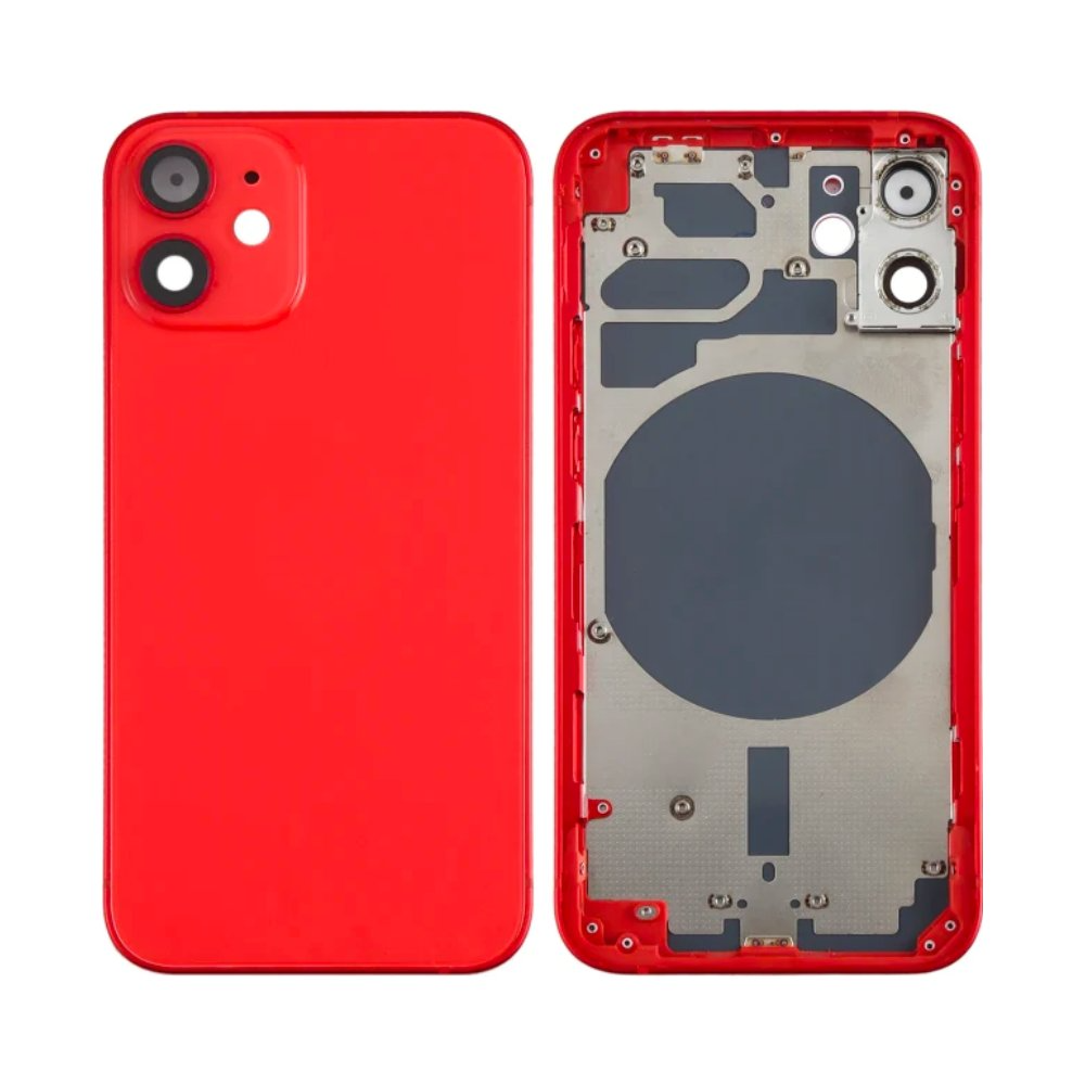 Châssis nu iPhone 12 – Rouge – Compatible
