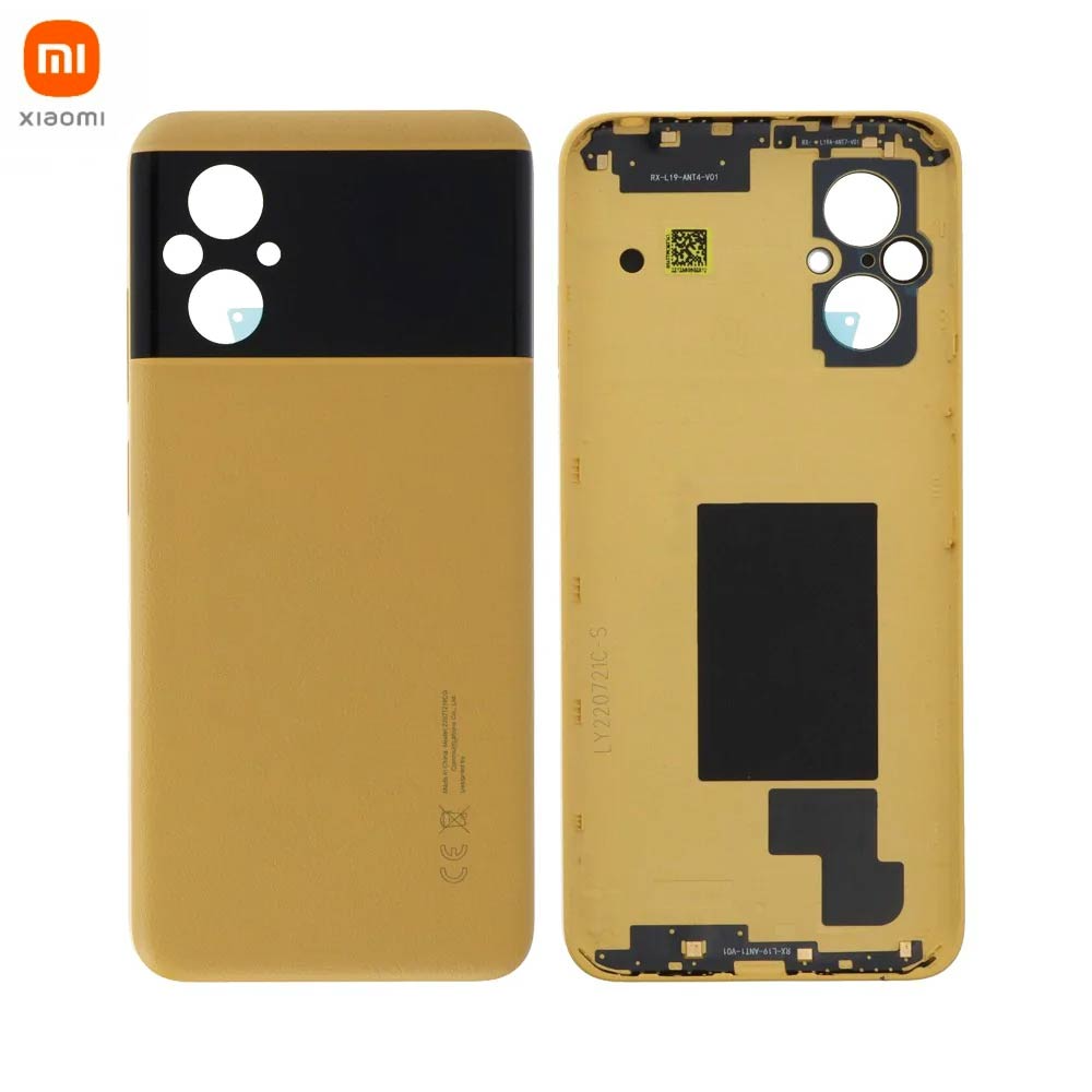 Vitre arrière Xiaomi Poco M5 – Jaune – Original