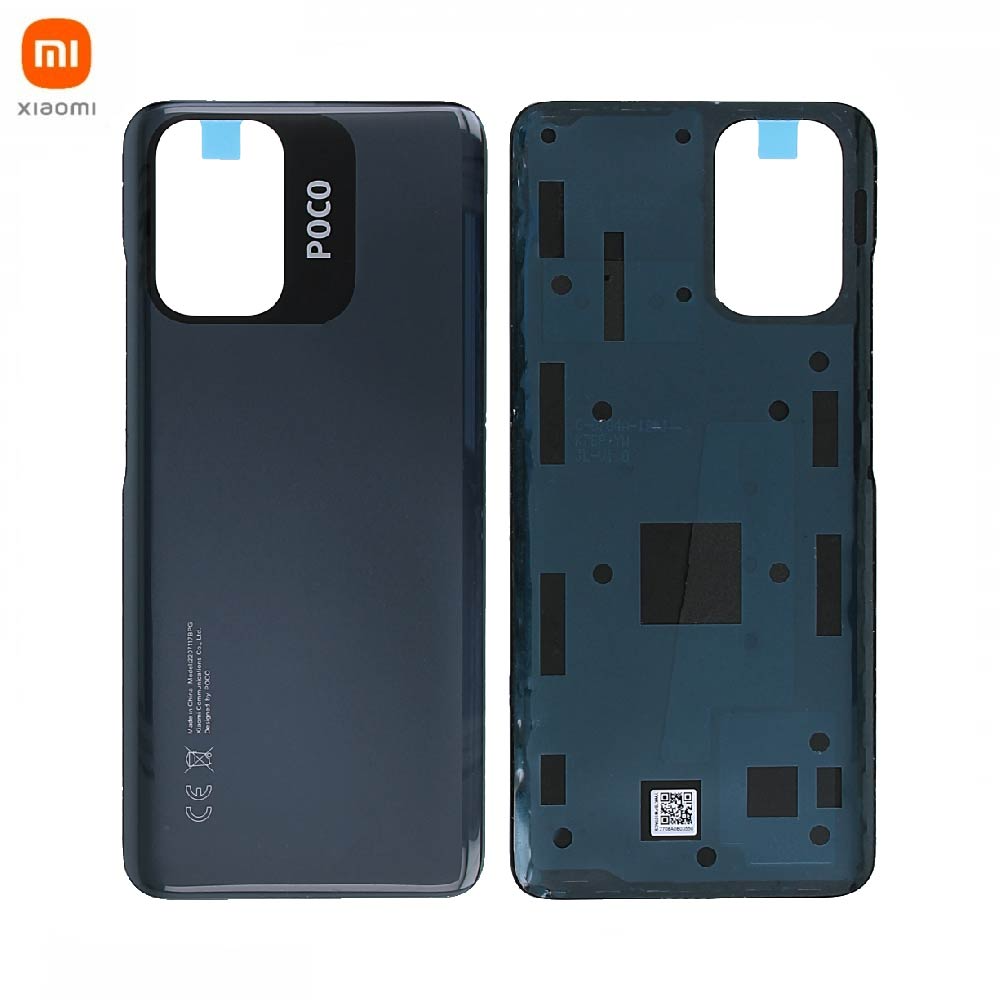 Vitre arrière Xiaomi Poco M5s – Noir – Original