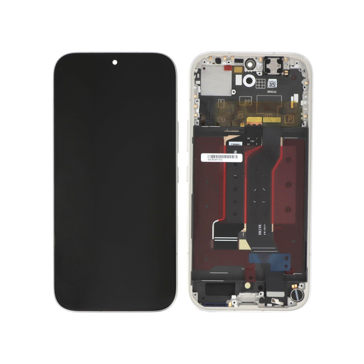 Écran complet doré Honor 600 – Blanc – Original Honor (Service Pack)