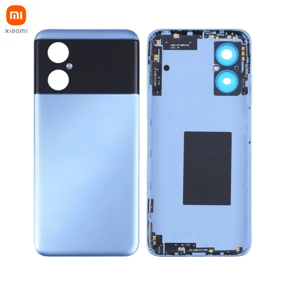 Vitre arrière Xiaomi Poco M4 5G – Bleu intense – Original
