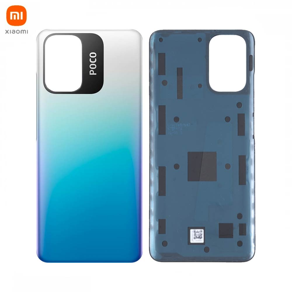 Vitre arrière Xiaomi Poco M5s – Bleu – Original