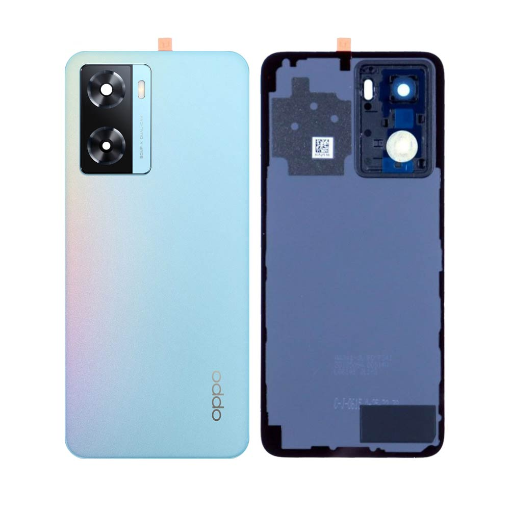 Vitre arrière OPPO A57s 4G – Bleu ciel – Compatible Premium