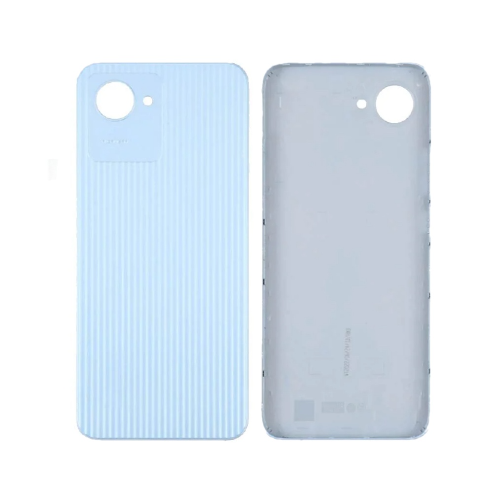 Vitre arrière Realme C30 – Bleu lagon – Compatible Premium