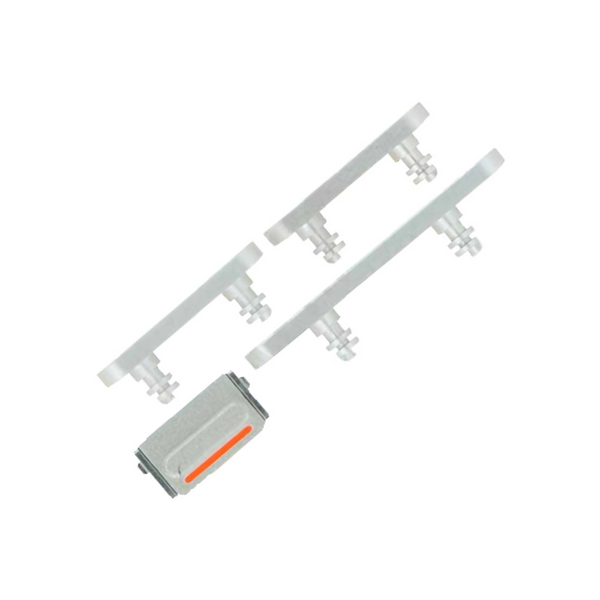 Bouton power et volume iPhone 12 / iPhone 12 Mini – Blanc – Compatible
