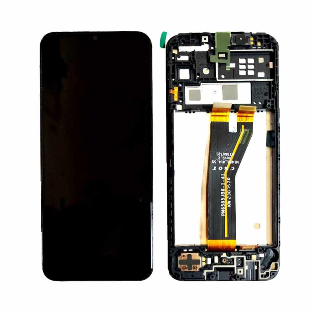 Écran complet avec châssis Galaxy M14 5G – Noir – Compatible Premium