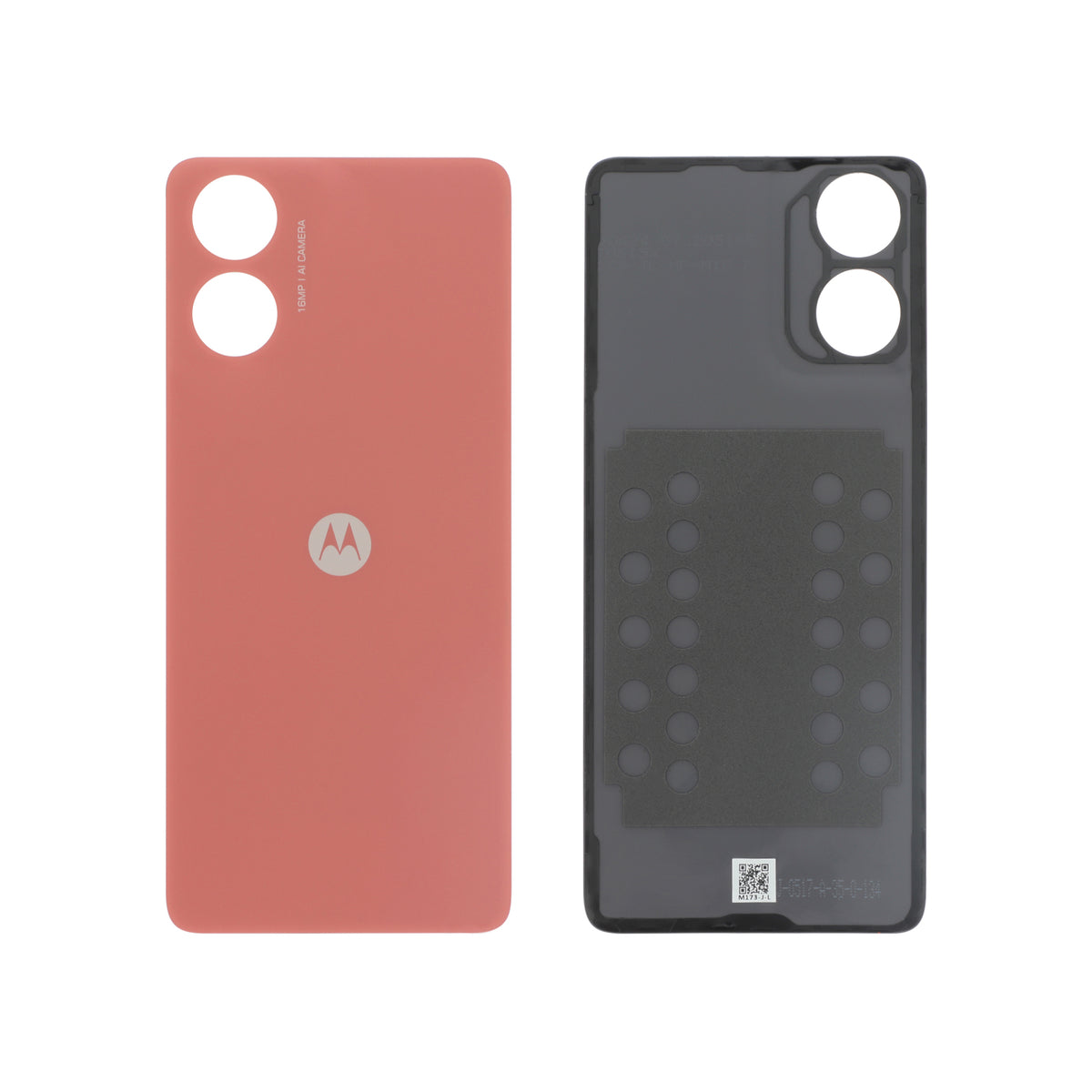 Vitre arrière Moto G04 – Orange – Original Motorola (Service Pack)