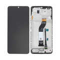 Écran complet avec châssis Xiaomi Poco C65 / Redmi 13C / Redmi 13C 5G – Noir – Qualité d'origine