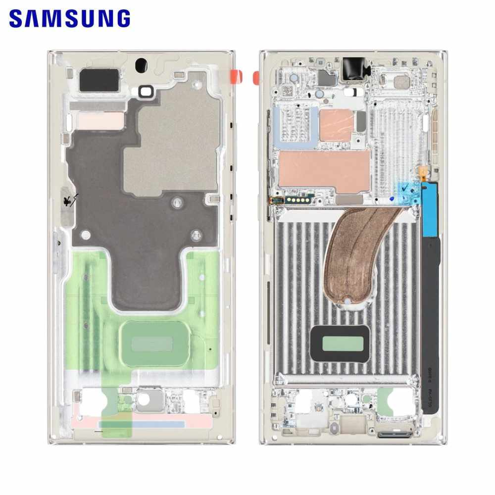 Châssis équipé Galaxy S23 Ultra 5G – Crème – Original Samsung (Service Pack)
