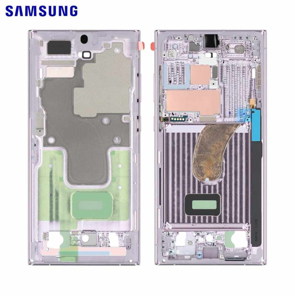 Châssis équipé Galaxy S23 Ultra 5G – Lavande – Original Samsung (Service Pack)