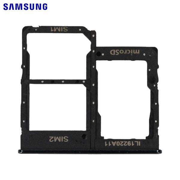 Tiroir SIM Galaxy A31 – Noir prismatique – Original Samsung (Service Pack)