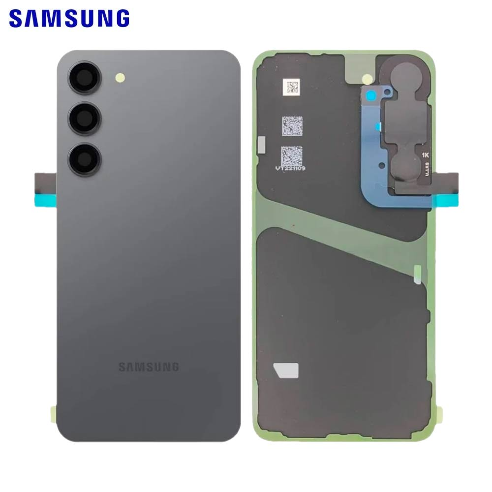 Vitre arrière Galaxy S23 Plus 5G – Graphite – Original Samsung (Service Pack)
