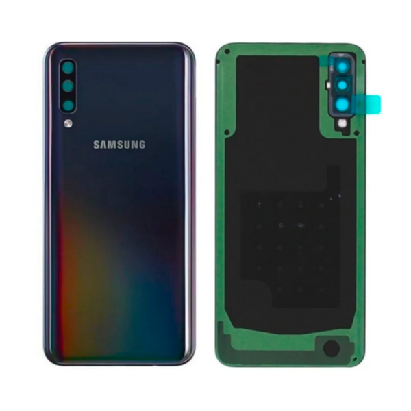Vitre arrière Galaxy A50 – Noir – Compatible Premium