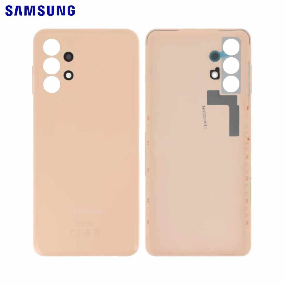Vitre arrière Galaxy A13 4G – Pêche – Original Samsung (Service Pack)