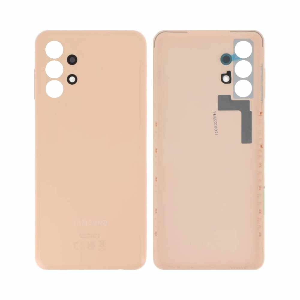 Vitre arrière Galaxy A13 4G – Pêche – Compatible Premium