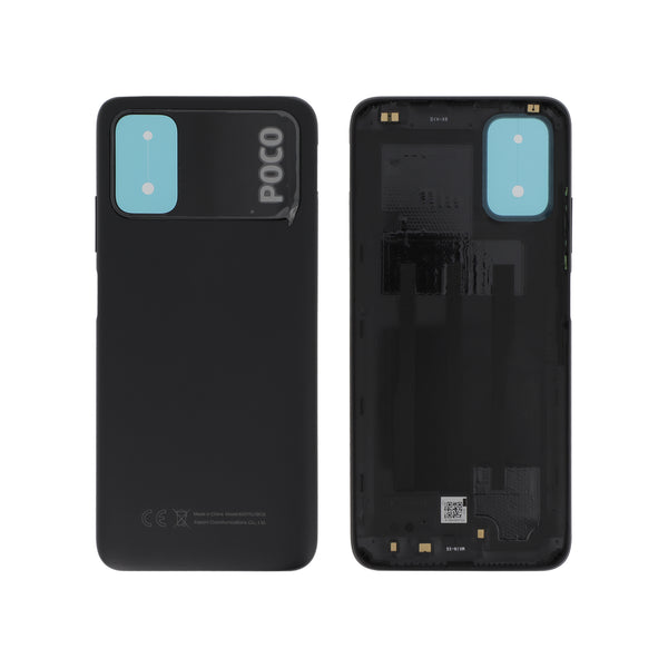 Vitre arrière Poco M3 – Noir – Original Xiaomi (Service Pack)