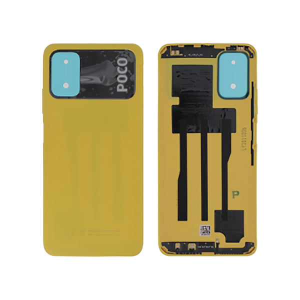 Vitre arrière Poco M3 – Jaune – Original Xiaomi (Service Pack)