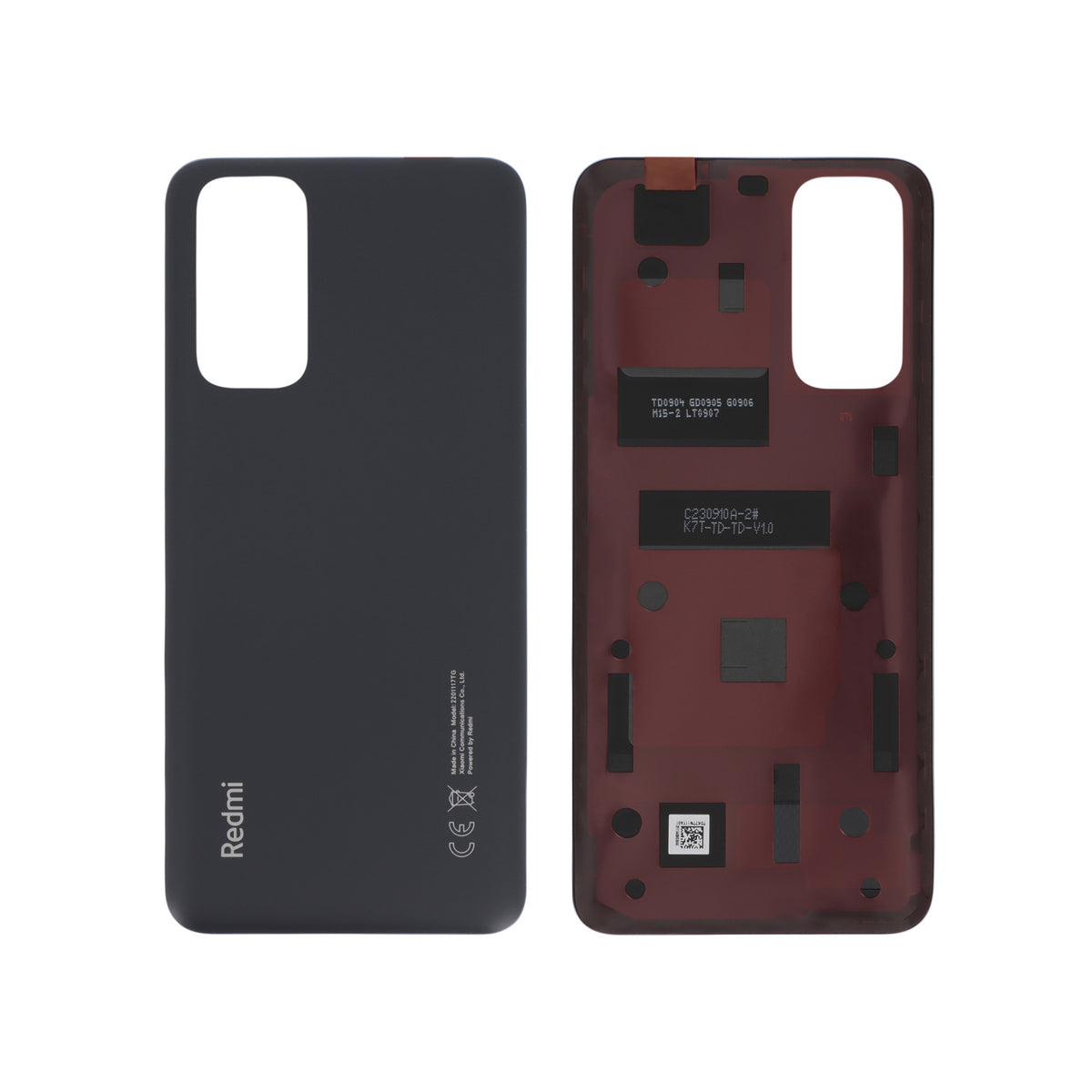 Vitre arrière gris Redmi Note 11 – Graphite – Original Xiaomi (Service Pack)