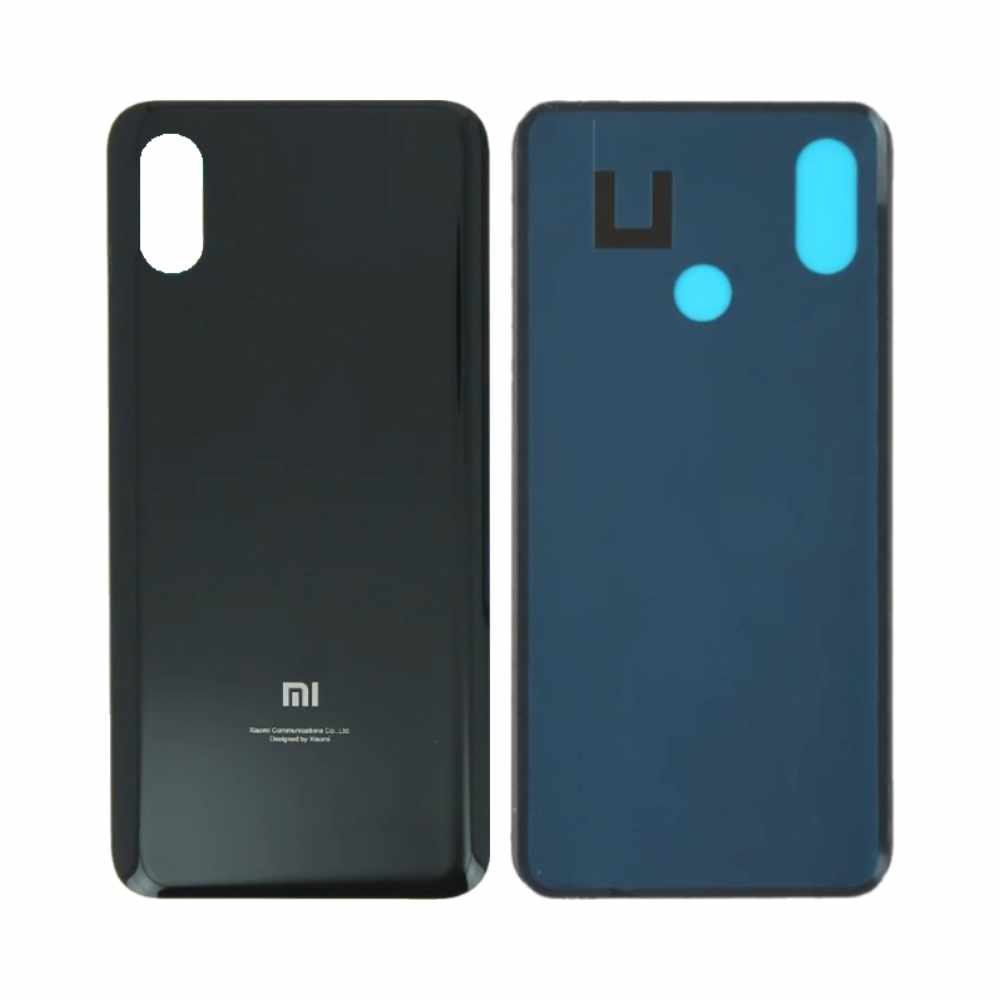 Vitre arrière Xiaomi Mi 8 Pro – Noir – Compatible Premium