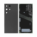 Vitre arrière Galaxy S24 Ultra 5G – Titane noir – Compatible Premium