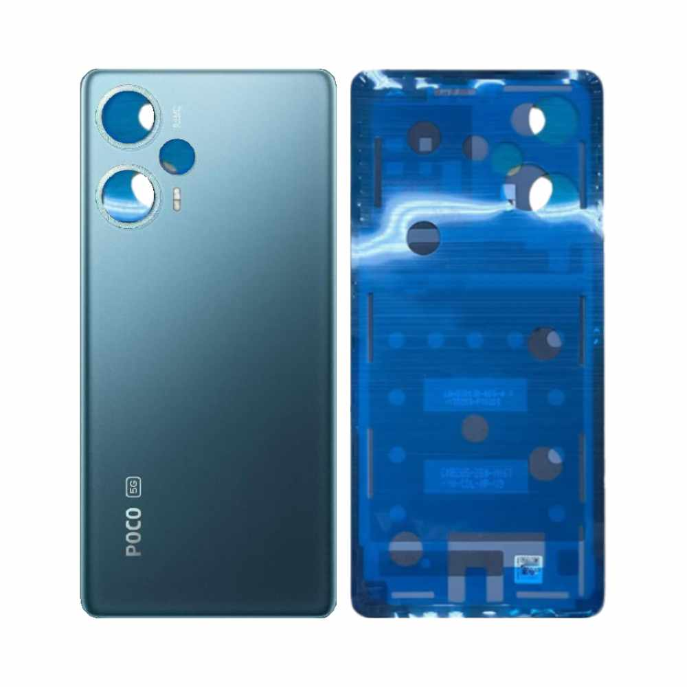 Vitre arrière Xiaomi Poco F5 5G – Bleu – Compatible Premium