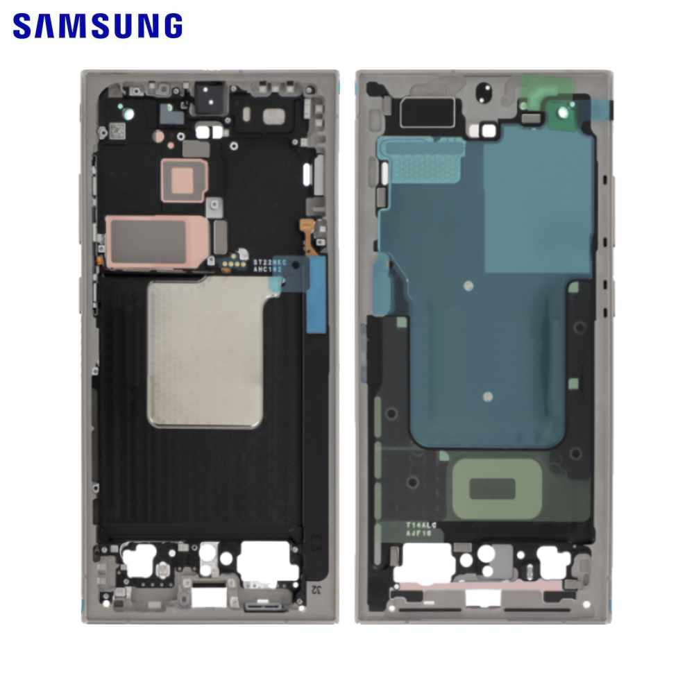 Châssis équipé Galaxy S24 Ultra 5G – Titane gris – Original Samsung (Service Pack)