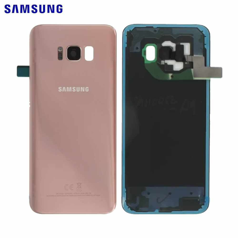Vitre arrière Galaxy S8 Plus – Rose or – Original Samsung (Service Pack)