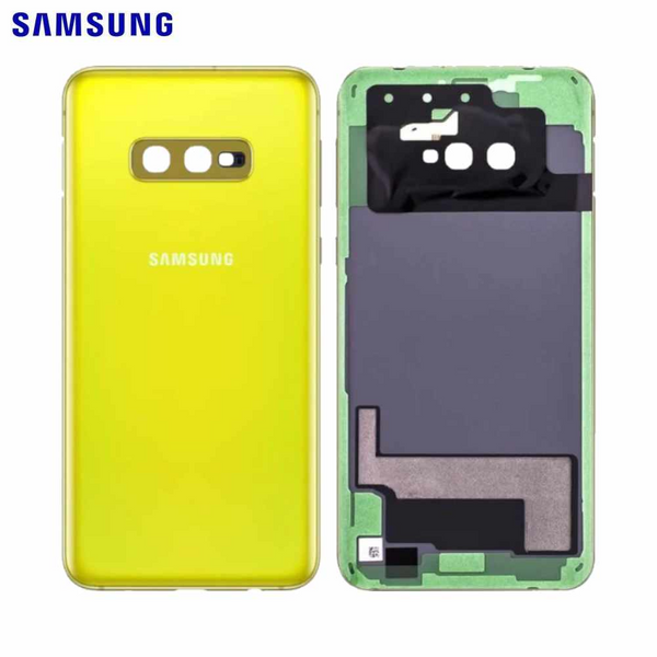 Vitre arrière Galaxy S10e – Jaune – Original Samsung (Service Pack)